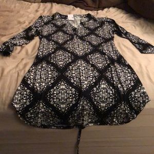 Maurices 3/4 sleeve tunic never warn with tags
